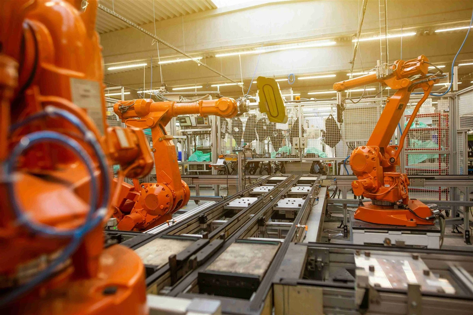 Welding robot work